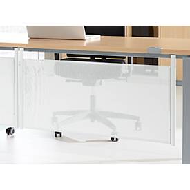 Schäfer Shop Genius Rückseitenblende, für Schreibtisch B 800 mm, H 466 mm, weiß