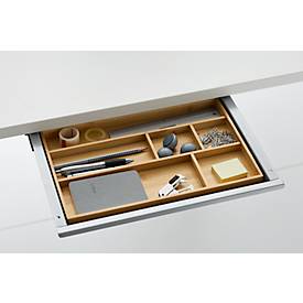 Schäfer Shop Genius Schreibtisch ERGOSTYLE S, Rechteck, 2-stufig elektrisch höhenverstellbar, C-Fuß, B 1600 x T 800 x H 635-1305 mm, inkl. Memory Master + Schublade, weiß/weißaluminium