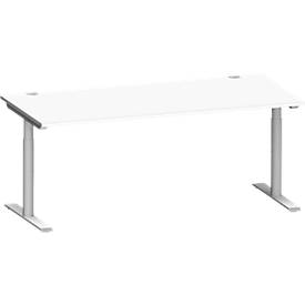 Schäfer Shop Genius Schreibtisch MODENA FLEX, 1800 x 800 mm, weiß