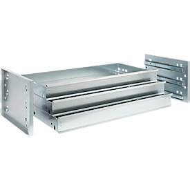 Schäfer Shop Genius Schubladenblock EcoSchub für FS Putzmittel- und Materialschränke, 3 Schubladen, B 950 x T 490 x H 300 mm