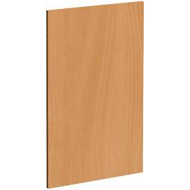 Schäfer Shop Genius Seitenverblendung TETRIS SOLID, für Metall-Korpus, für 2 OH-Schränke, 19 mm stark, Buche-Dekor