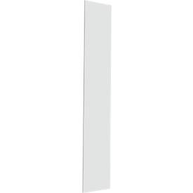 Schäfer Shop Genius Seitenverblendung TETRIS SOLID, für Metall-Korpus, H 2239 mm, für 6 OH-Schränke, 19 mm stark, lichtgrau