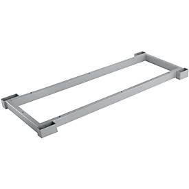 Schäfer Shop Genius Stahlsockel TETRIS WOOD, Zurückgesetzt, für Regale/Schränke B 1000 mm