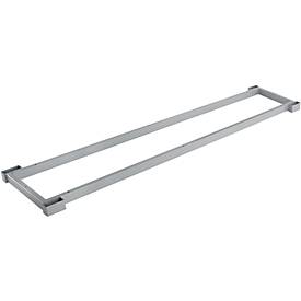 Schäfer Shop Genius Stahlsockel TETRIS WOOD, Zurückgesetzt, für Regale/Schränke B 1600 mm