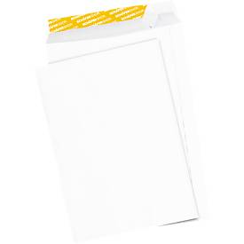 Schäfer Shop Genius Versandtaschen, haftklebend, ohne Fenster, C4, 90 g/m², 250 Stück, Papier, weiß