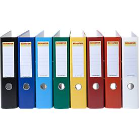 SCHÄFER SHOP Kunststoffordner, 75 mm, rot
