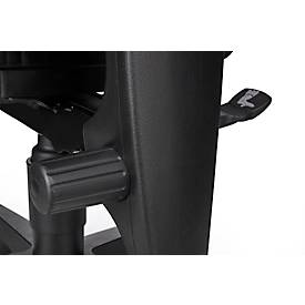 Schäfer Shop Pure Bürostuhl BALANCE 400 NET, Permanentkontakt, mit Armlehnen, Fitness-Orthositz, blau