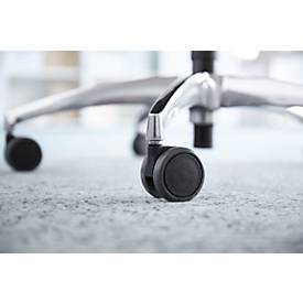 Schäfer Shop Pure Bürostuhl SSI Proline Edition, mit Armlehnen, Synchronmechanik, Bandscheibensitz, 3D-Netzrücken, schwarz/alusilber