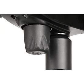 Schäfer Shop Pure Bürostuhl SSI PROLINE P1 Clean, mit Armlehnen, Punktsynchronmechanik, Bandscheibensitz, antibakterieller Bezug, schwarz