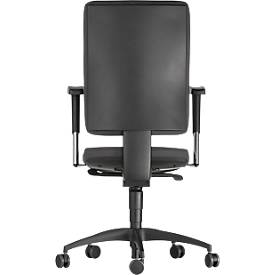 Schäfer Shop Pure Bürostuhl SSI Proline P1, mit Armlehnen, Synchronmechanik, Bandscheibensitz, anthrazit 