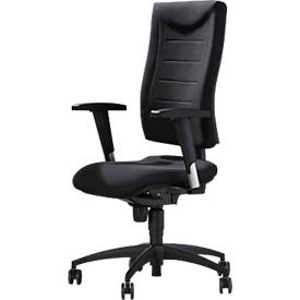 Schäfer Shop Pure Bürostuhl SSI Proline P1, Synchronmechanik, mit Armlehnen & Lendenwirbelstütze, Bandscheibensitz