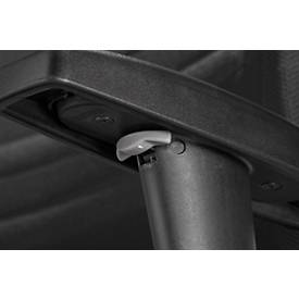 Schäfer Shop Pure Bürostuhl SSI Proline S2, mit Armlehnen, Punkt-Synchronmechanik, Bandscheibensitz, rot/schwarz