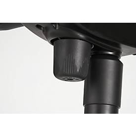 Schäfer Shop Pure Bürostuhl SSI Proline S2, mit Armlehnen, Punkt-Synchronmechanik, Bandscheibensitz, rot/schwarz