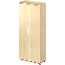 Schäfer Shop Pure Flügeltürenschrank Proplana, 5 Ordnerhöhen, Breite 800 mm, abschließbar, Buche-Dekor 