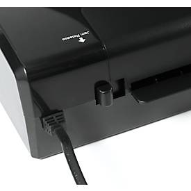 Schäfer Shop Pure Laminiergerät-Set SH 322, mit Schneidelineal und Eckenabrunder, schwarz