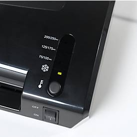 Schäfer Shop Pure Laminiergerät-Set SH 322, mit Schneidelineal und Eckenabrunder, schwarz