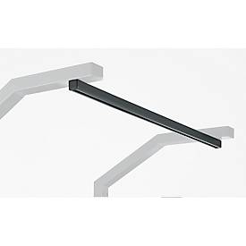 Schäfer Shop Pure Laufschiene für AST31 Tischaufbau mit H 1615 mm, bis 25 kg, B 750 x T 30 x H 30 mm, Stahl, anthrazitgrau