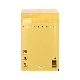 Schäfer Shop Pure Luftpolstertasche, braun, 100 St., 180x265 mm, DIN A5