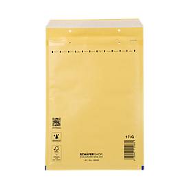 Schäfer Shop Pure Luftpolstertasche, braun, 100 St., DIN A4, 250x350 mm