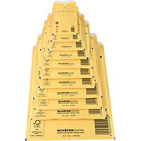 Schäfer Shop Pure Luftpolstertasche, braun, 200 St., 120x215 mm/140x225 mm
