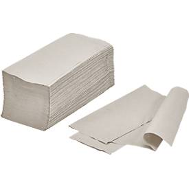 Schäfer Shop Pure Papierhandtücher Zick-Zack-Falzung, 1-lagig, L 250 x B 230 mm, reißfest, 5000 Blatt, natur