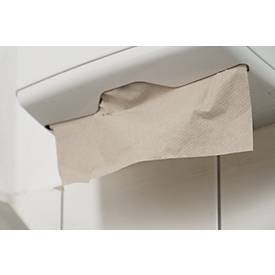 Schäfer Shop Pure Papierhandtücher Zick-Zack-Falzung, 1-lagig, L 250 x B 230 mm, reißfest, 5000 Blatt, weiß