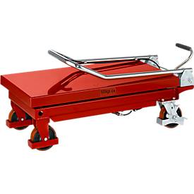 Schäfer Shop Pure Scheren-Hubwagen, Tragkraft 500 kg