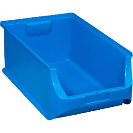 Schäfer Shop Pure Sichtlagerkasten Serie Base 5, PP, B 310 x T 500 x H 200 mm, 23 l, blau, 6 Stück