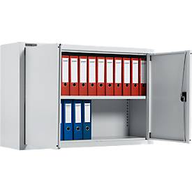 Schäfer Shop Select Aktenschrank, abschließbar, Höhe 1585 mm, Breite 800 mm, lichtgrau RAL 7035