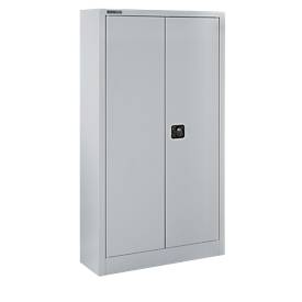 Schäfer Shop Select Aktenschrank, abschließbar, Höhe 1585 mm, Breite 800 mm, weißaluminium RAL 9006 