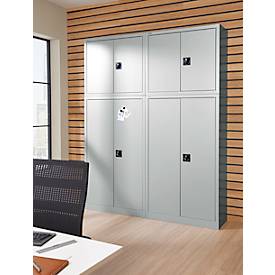 Schäfer Shop Select Aktenschrank, abschließbar, Höhe 1585 mm, Breite 950 mm, lichtgrau