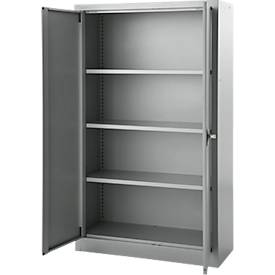 Schäfer Shop Select Aktenschrank, abschließbar, Höhe 1585 mm, Breite 950 mm, lichtgrau RAL 7035