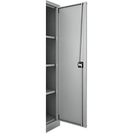 Schäfer Shop Select Aktenschrank, abschließbar, Höhe 1585 mm, Breite 950 mm, lichtgrau RAL 7035