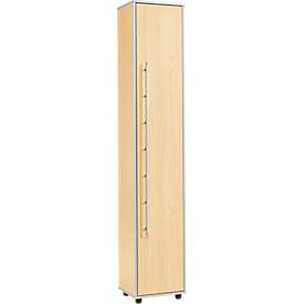 Schäfer Shop Select Aktenschrank Moxxo IQ, Holz, 5 Böden, 6 OH, B 401 x T 362 x H 2166 mm, Ahorn-Dekor