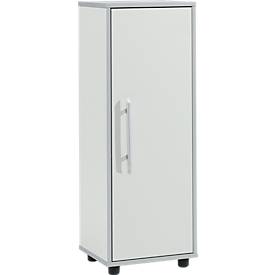 Schäfer Shop Select Armoire à dossiers Moxxo IQ, bois, 2 tablettes, 3 HC, L 401 x P 362 x H 1115 mm, gris clair