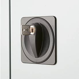 Schäfer Shop Select Aufsatzschrank, abschließbar, Höhe 800 mm, Breite 950 mm, lichtgrau RAL 7035