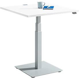 Schäfer Shop Select Beistelltisch FLEXXAS, elektrisch höhenverstellbar, ergonomisch, B 800 mm, weiß 
