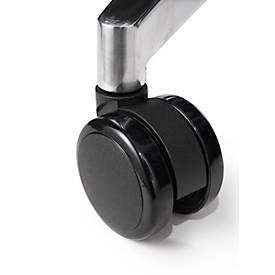 Schäfer Shop Select Bürostuhl NET MATIC, mit Armlehnen, Auto-Synchronmechanik, Muldensitz, Netzrücken, schwarz/alusilber