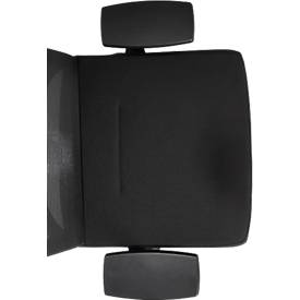 Schäfer Shop Select Bürostuhl NET MATIC, mit Armlehnen, Auto-Synchronmechanik, Muldensitz, Netzrücken, schwarz/alusilber