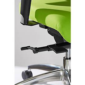 Schäfer Shop Select Bürostuhl SSI PROLINE S3+, Synchronmechanik, ohne Armlehnen, 3D-Netz-Rückenlehne, 3D-Sitzgelenk, apfelgrün/schwarz