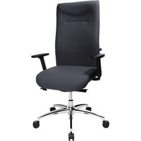 Schäfer Shop Select Bürostuhl SSI PROLINE XXL, Synchronmechanik, mit Armlehnen, bis 150 kg, anthrazit