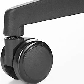 Schäfer Shop Select Bürostuhl T4, mit Armlehnen, Synchronmechanik, Muldensitz, Airpressure-Lordosenstütze, schwarz