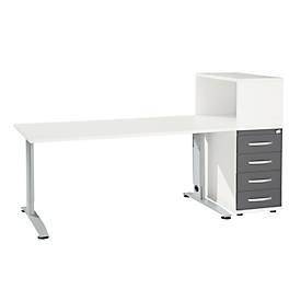 Schäfer Shop Select bureaumeubelset LOGIN 2-delig, bureau B 1600 mm