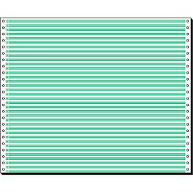 Image of Schäfer Shop Select Computer Endlospapier, 1-fach grün liniert, 2000 Stück