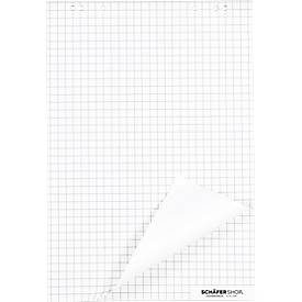 Schäfer Shop Select Flipchart-Blöcke, 80 g/m², 20 Blatt, kariert, 5 Stück