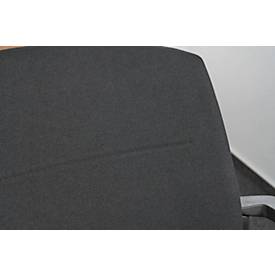 Schäfer Shop Select Freischwinger SSI Proline Visit P2, ergonomisch, Armlehnen, stapelbar bis 4 Stück, B 480 x T 480 x H 480 mm, alusilber/anthrazit