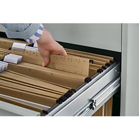 Schäfer Shop Select Hängeregistraturschrank, zweibahnig + 50 Hängeregistraturmappen gratis