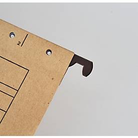 Schäfer Shop Select Hängetaschen,für Formate bis Din A4, seitliche Leinenfrösche, rot