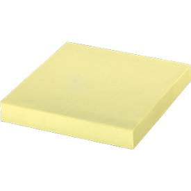 Schäfer Shop Select Haftnotizen, 75 x 75 mm, 1 x 100 Blatt, gelb