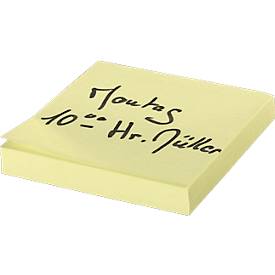 Schäfer Shop Select Haftnotizen, 75 x 75 mm, 1 x 100 Blatt, gelb